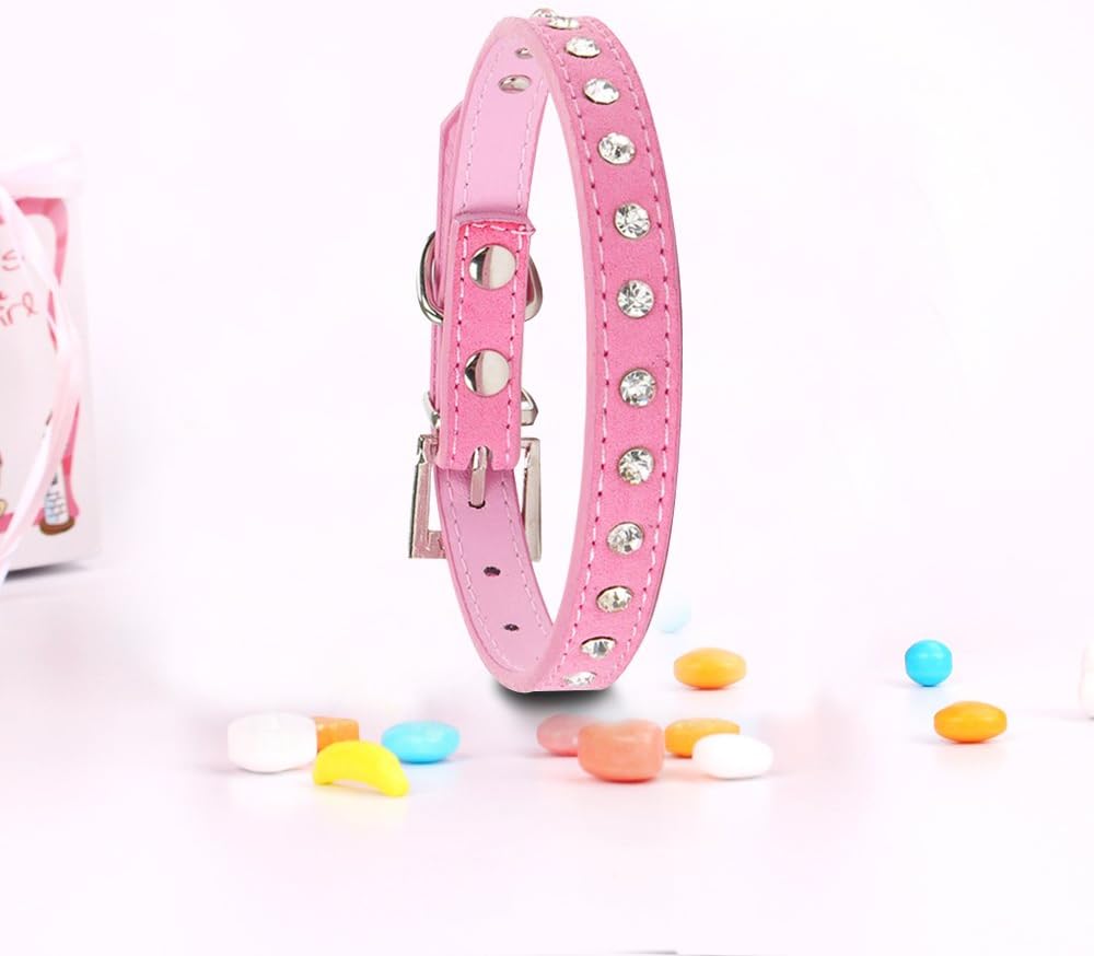 EASTOPPet's House Dog Collars for Small Dogs Prime (Small, Pink)