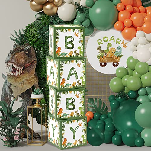Boîtes de douche pour bébé dinosaure pliables pour ranger des bonbons
