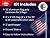 Titan Telescoping Flag Poles, 15ft Silver - Made in The USA Heavy Duty Flag Pole Kit with Anodized Aluminum Telescoping Flag Pole, 3 x 5 American Flag, Hardware for 2 Flags, Assembly Instructions