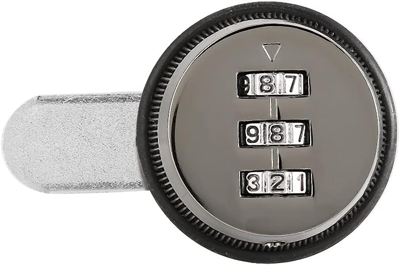 Combination Cam Lock, Password Coded Lock, 3 Digit Security Cabinet Cam Lock, Password Mailbox Cabinet Lock for Office Home Mailbox Door Storage Cabinet (20mm)