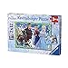 Produktbild Ravensburger 07621 - Winterspiel Eiskönigin - 2 Puzzles 12 Teile