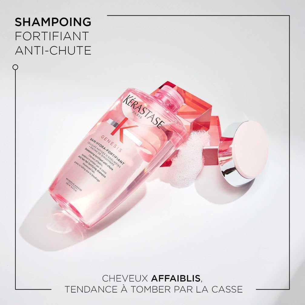 KERASTASE Genesis - Protocole Anti-Chute - Shampoing Bain Hydra-Fortifiant + Masque Reconstituant - -99% de Chute de Cheveux due à la Casse au Brossage* - Cheveux Fragiles, Cassants