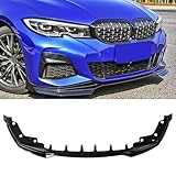 Fancemot Gloss Black Front Bumper Lip Compatible with 3 Series G20 2019-2022, Splitter Spoiler Diffuser Protector Wing Body Kit for BMW 330i 2019-2022, M340i/M340i xDrive 2020-2022