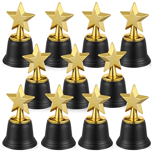 LIOOBO Troféu de festa de plástico, 20 peças, troféu de plástico, prêmio de competição, troféu de es