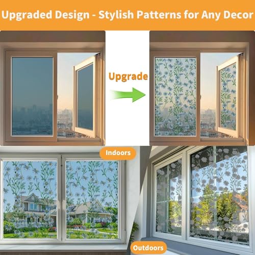 Vinilo decorativo privacidad para ventana 17.5 x 78.7 in miniatura 5