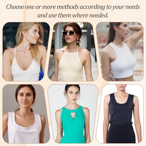 6 Pcs Bra Strap Holders, Shoulder Bra Straps Replacement, Adjustable Elastic Underwear Shoulder Strap, Women\'s Non-Slip Bra Strap Extender for Racerback Conceal Straps (Black, White, Skin Color)