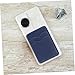 UPKOCH Phone Card Holder Pu Leather Wallet Dual Slots for Credit Cards Adhesive Backing for Secure Attachment Compatible Phone Models Slim Design for Wireless Charging Stylish