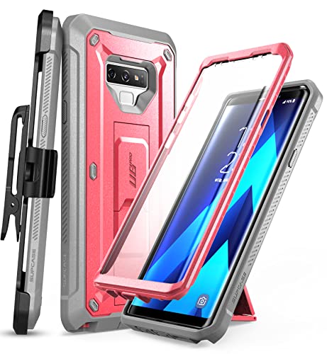 SUPCASE Unicorn Beetle PRO Series Phone Case for Samsung Galaxy Note 9, Full-Body Rugged Holster Case with Built-in Screen Protector for Samsung Galaxy Note 9 2018 (Pink)