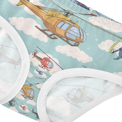 Colorful Helicopters Clouds Toddler Girls's Underwear 2T 202c14214