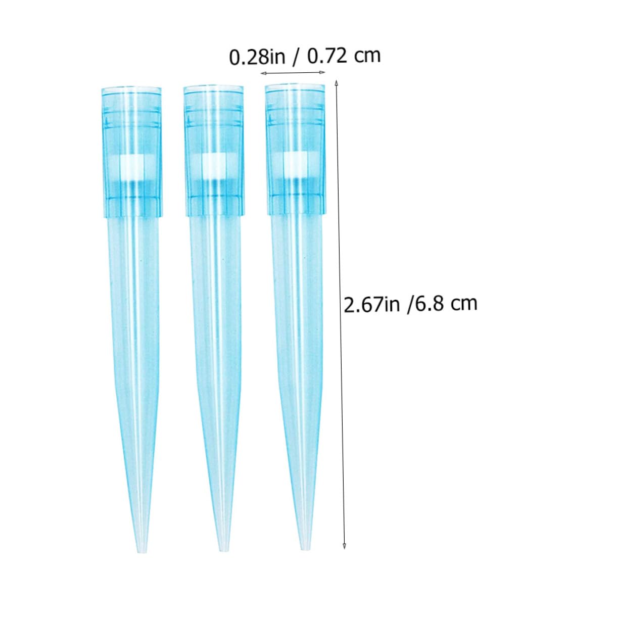 OUNONA 500pcs Pipette Tips Liquid Pipettor Tips for Accurate Liquid Transfer Compatible Standard Pipettes Low Retention Technology for Maximum Sample Recovery