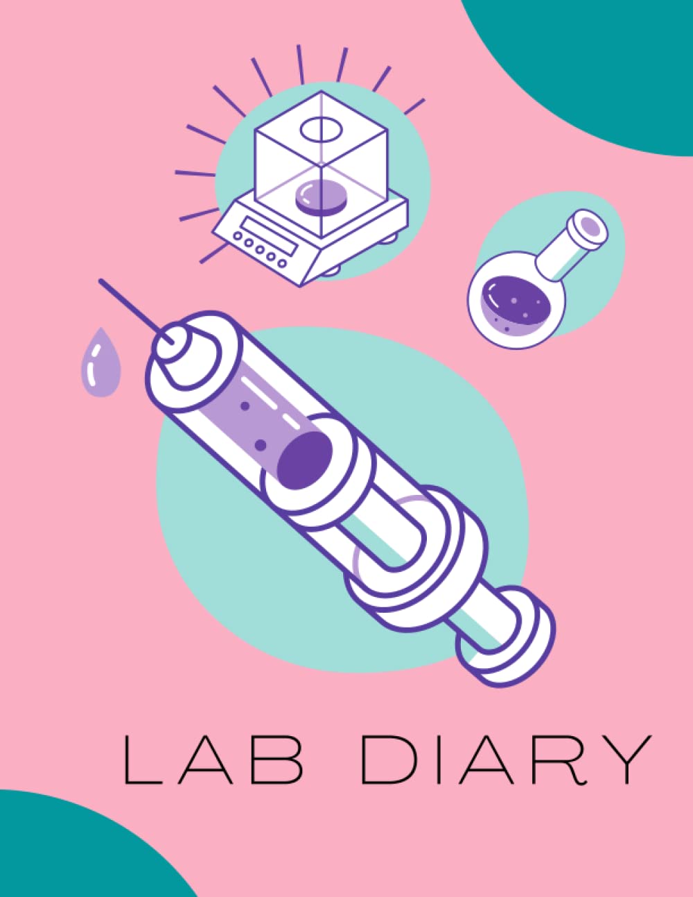 Lab Diary - Grid Pattern - Standard Lab Diary to record your research data - 8.5x11 inches: Lab record diary - Experimental data - The original source of novel discoveries (Molecular Biology)