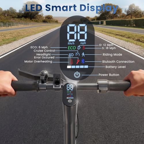 Electric Scooter – Electric Scooter Adults, 500W Motor, 21