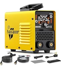 【新品未使用】溶接機 100V/200V兼用 コンパクト 軽量 高出力 デジタル Amazon | haxiaoer アーク溶接機 最大出力205A 100V 200V兼用
