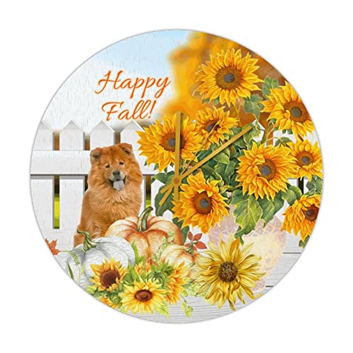 Horloge d'automne vintage pour décorer votre salon et salle de bain