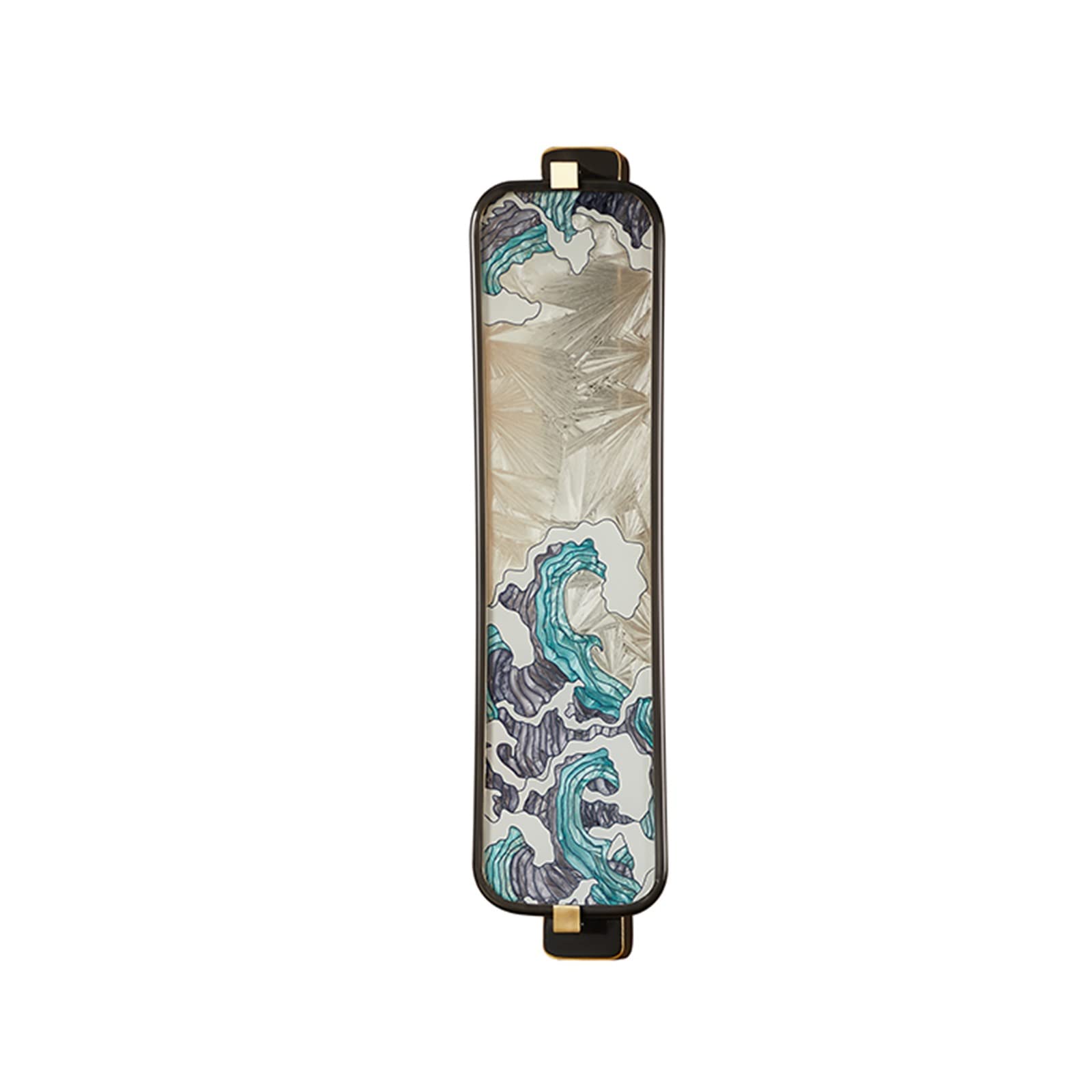 ZENY896V Bedroom New Chinese All Copper Enamel Color Wall Lamp, Light and Luxurious Lighting on the Stairway Wall Sconce