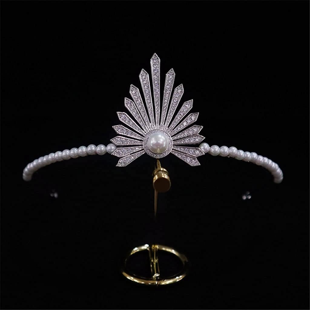 Crystal Crown Bridal Hair Jewelry Rhinestones Wave Tiara Headpiece Women Wedding Hair Accessorie