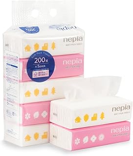 ネピア ティッシュ ソフトパック 400枚(200組)×5パック 得用 大容量
