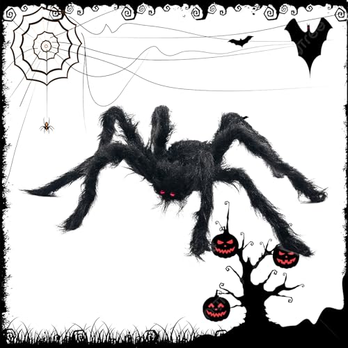 Lustre gigante Halloween lustre de Halloween lustre Halloween lustre preto lustre peludo lustre falso assustador decoração de Halloween lustre decoração para o Halloween interior e exterior festa 30