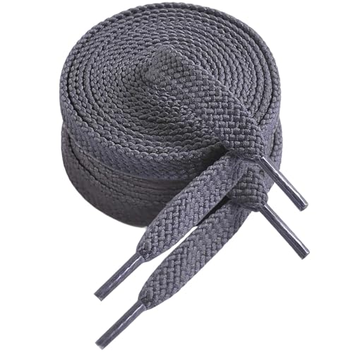 Image of VSUDO 2 Pairs Double Layer Flat Sneaker Shoe Lace, Flat Shoelace /Shoe String