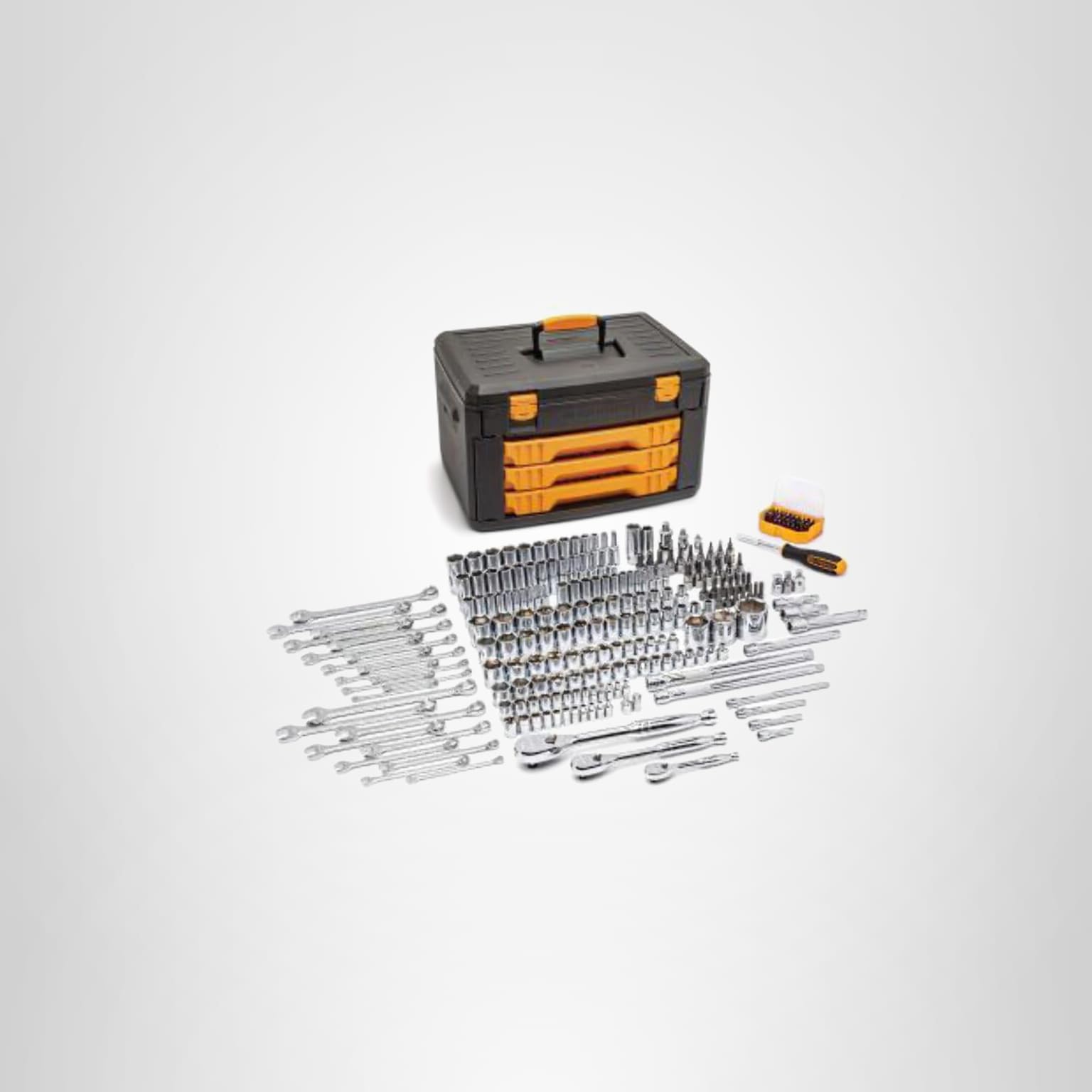Amazon.com: GEARWRENCH 80966 243 Pc. 6 Pt. Mechanics Tool Set In 3