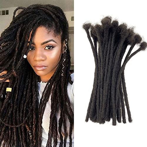 Loc Extension Human Hair 0.2cm Thickness 18 Inch 10 Strands