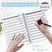 CASMONAL A6 Big Checkbook Register, Check Registers for Personal, Check Book Register & Debit Card Transaction Notebook, Checking Account Register, Business Ledger, Cash Log & Expense Tracker, Black