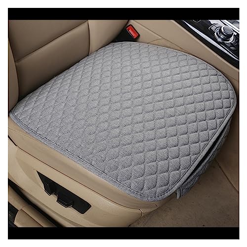 Housse de siège de voiture en lin avec poche de rangement pour protéger la chaise