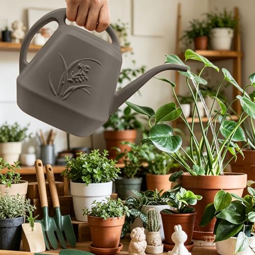 Image of Watering Can-Coffee Color - 1 /2 Gallon