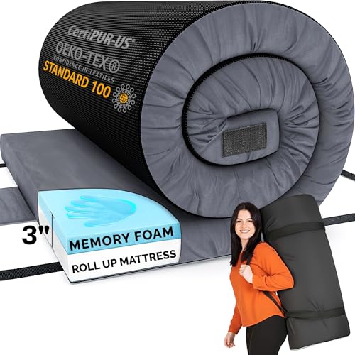 Hazli Matrix Comfort-Cell Memory Foam Camping Mattress Pad