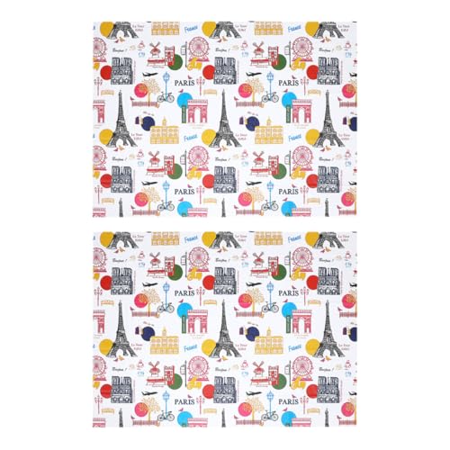 La Mejor Selección de Colchones A Meses Sin Intereses disponible en línea. 46 TOKIDNY Mantel de Pintura Ligero de Peva, Diseño Francia, 2 Piezas, Adecuado para Cocinar y Hornear sin Suciedad