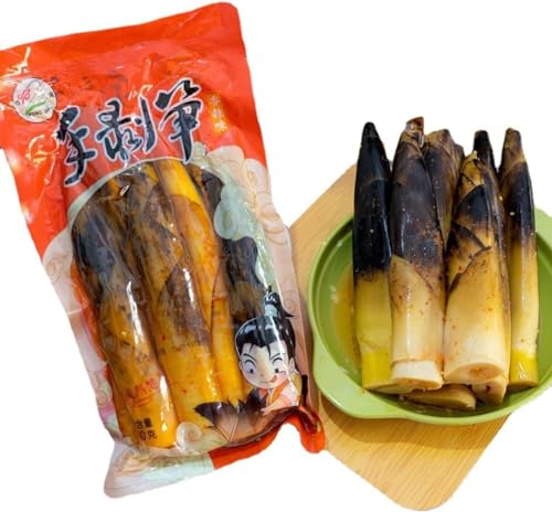 新笋 即食手剥笋 ?袋即食 手で皮をむいたタケノコ 新鮮なタケノコ スナック菓子 竹子嫩芽笋 唐辛子 インスタントタケノコ 零食 細かく刻んだタケノコ 中華食材 辛くて酸っぱいスナック 500g/袋 (スパイシー-1袋)