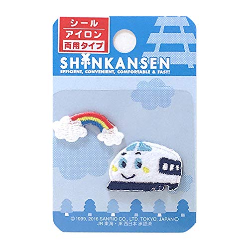 パイオニア サンリオ ワッペン シンカンセン シール アイロン両用タイプ WA-WA06