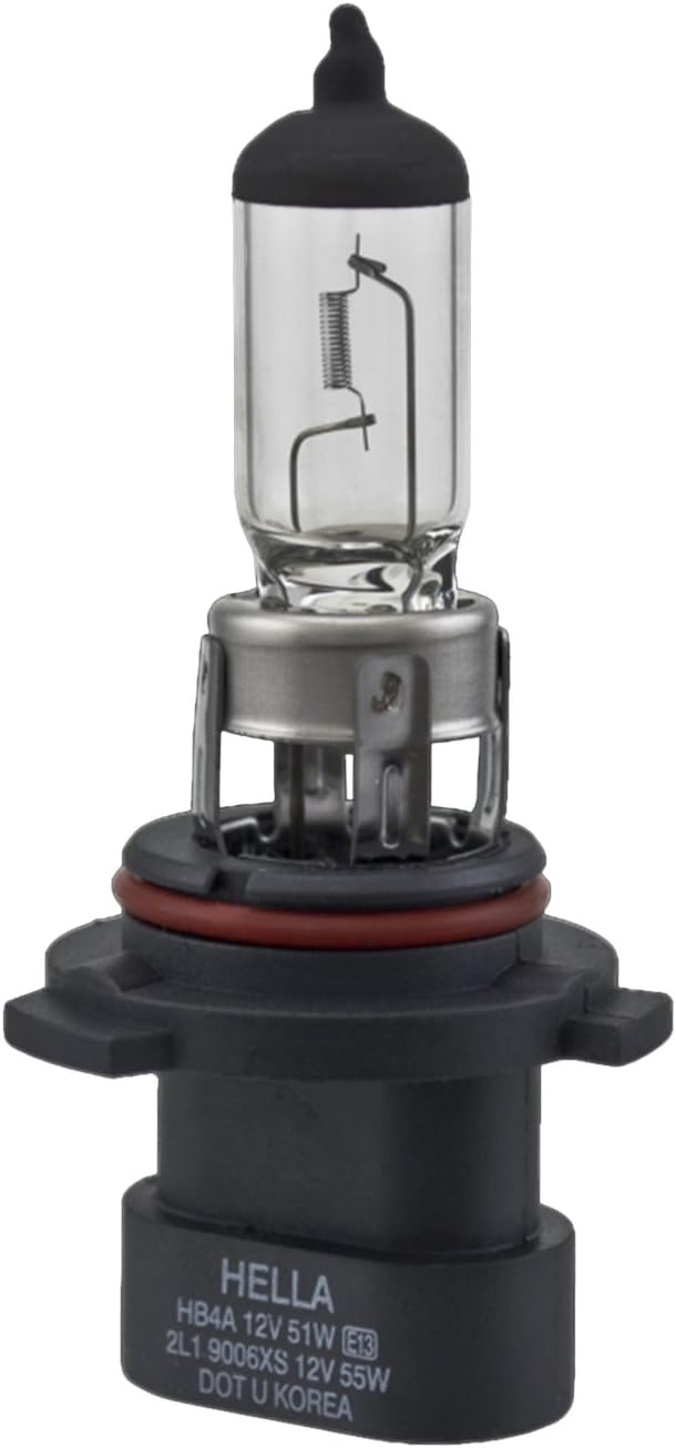 HELLA H71071452 Optilux XB Series 9006XS Xenon White Halogen Bulbs, 12V, 80W, 2 Pack