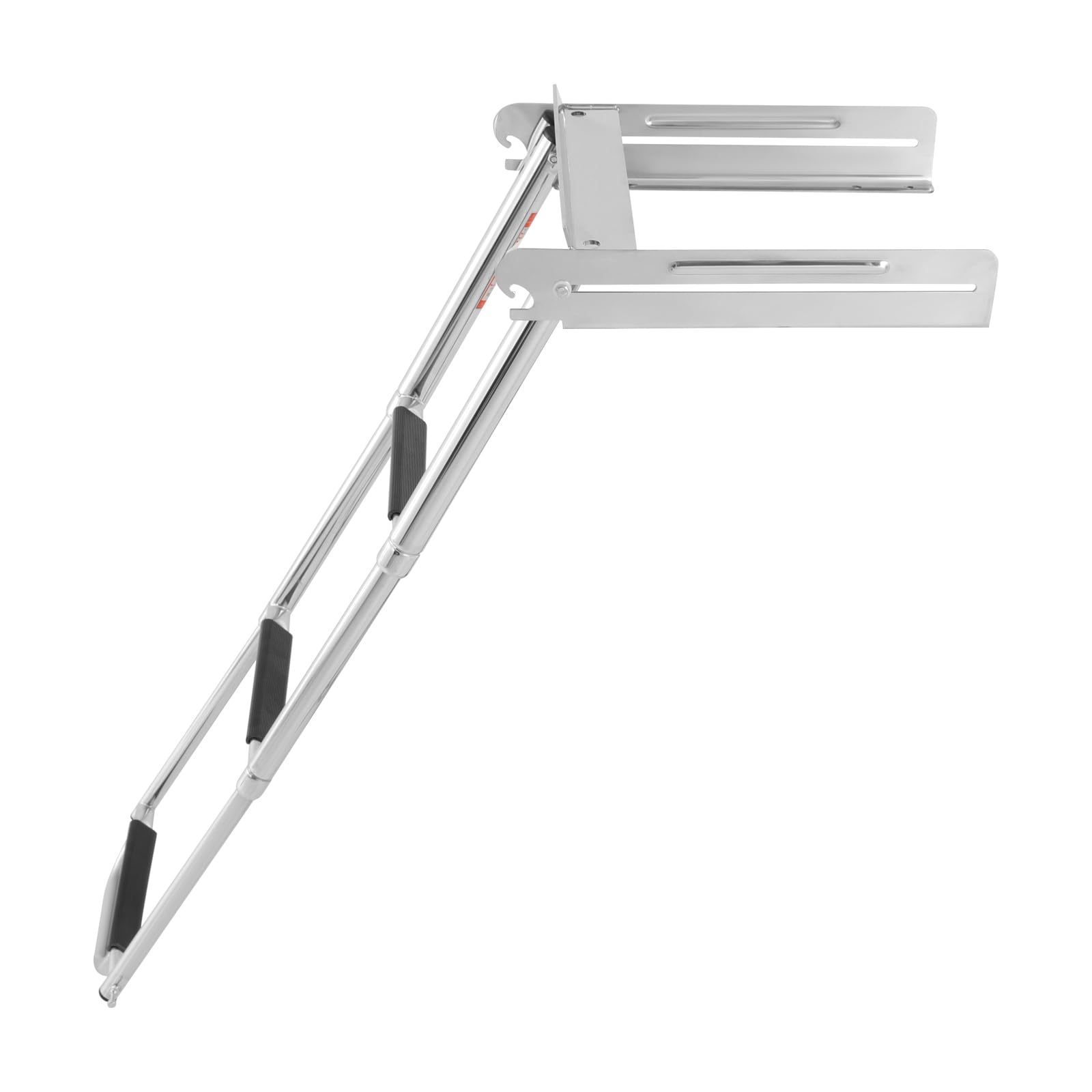 Scala pieghevole per barche in acciaio inox, con pedali robusti, fino a 300 kg, per barche velivole, yacht, barche ricreative, in acciaio inox