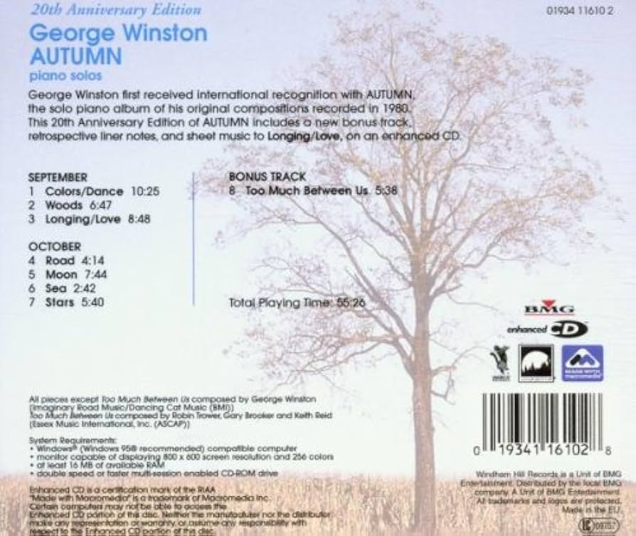 ジョージウィンストン e Winston CD10枚組 ウインダムヒル Amazon.co.jp: AUTUMN: WINDHAM HILL 20TH ANNIVERSARY EDITION