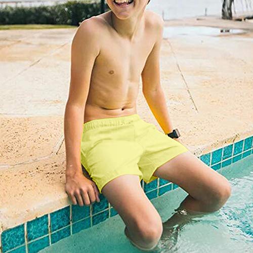 Honorall Mudança de cor engraçada Sunga Swimwear Verão Sensível à Temperatura Praia Shorts de Nataçã