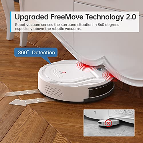 Lefant Robot Vacuum Cleaner, Tangle-Free, Strong Suction, Slim, Low Noise, Automatic Self-Charging, Wi-Fi/App/Alexa… - Image 3