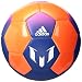 adidas Performance Messi Soccer Ball, Blue/Solar Orange/Shock Pink, Size 5