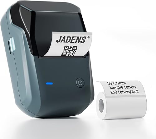 JADENS Etiquetadoras impresora de etiquetas Bluetooth de 2 pulgadas para código de barras direcciones ropa correo pequeñas empresas hogar fabricante