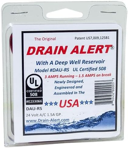 DAU-RS Drain Alert Condensate Float Switch/UL Certified