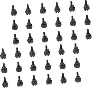 Hemobllo 100pcs Computer Case Screws Computer Screws Thumb Screws Chassis Fixing Screw Computer Part Computer Accessory Computer Case Thumbscrew Computer Chassis Screw Knurled Thumbscrew