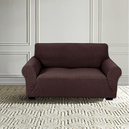 Housse de canapé jacquard extensible au design raffiné pour fauteuil E