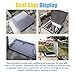 Roof Access Window Cover, Roof Skylight, Hatch Cover Pit Cover Roof Access Cover with Sealing Strip, Handle, Bolt, Galvanized Black Attic Internal Unlocking Safety Skylight Cover,85 * 85cm
