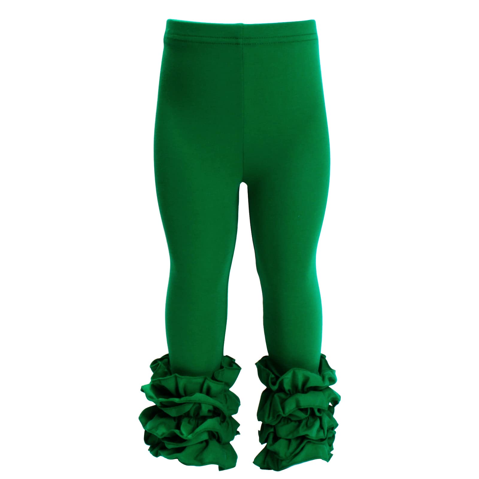 HOOLCHEAN Baby Toddler and Little Girls Cotton Ruffle Leggings