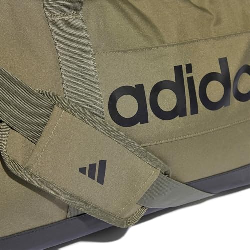 adidas Mixte Essentials Linear Duffel Bag, olive strata/black, M - Immagine 3