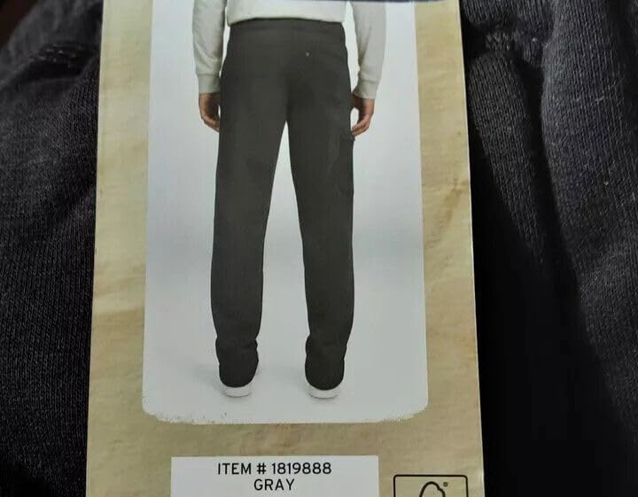 Weatherproof Vintage Men's Cargo Pant - Relaxed Fit - Tapered Leg (Gray, Medium)4