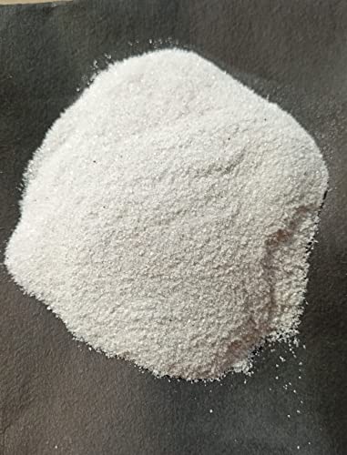 White Topaz Natural Gemstone Fine Crushed Powder, Art and Craft Supplies, Resin Art, 10 Gram/ 50 Ct