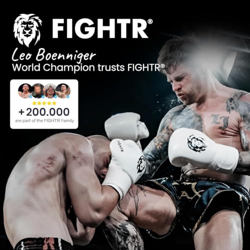 Image of FIGHTR Boxing Gloves - Pro Training Sparring Gloves | Maximum Protection & Stability for Boxing, MMA, Muay Thai, Kickboxing & Punching Bag Men Women Focus Mitts 8 10 12 14 16oz