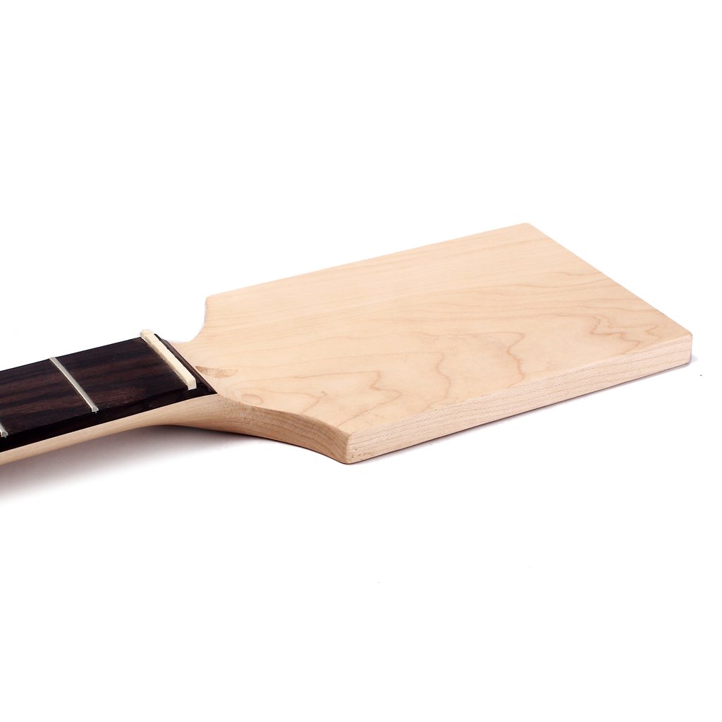 RuiJOTWAT Unfinished Guitar Neck Maple Paddle Headstock 22 Fret For Electric Guitar Neck Replacement White Dot - Image 4