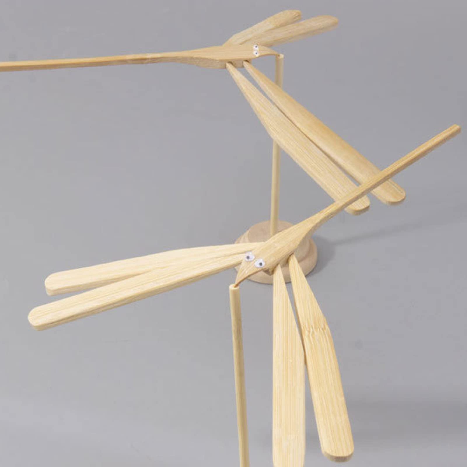 Bambus-Libellen-Spielzeug, verdickter Holzsockel, handgefertigt, Spielzeug,  Kunstdekor, Kunsthandwerk, Gleichgewicht aus Holz, Bambus-Libelle, Modell,  Heimdekoration, fr Partygeschenke und Preise H: Amazon.de: Spielzeug